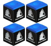 Blue 4 Piece Powerglide Snooker Chalk Set - Pool Accessories Cue x - powerglide chalk snooker pool accessories cue blue x 4