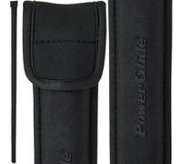 POWERGLIDE Cue Sock | Snooker Pool or Billiard Protective Soft Sleeve | Skuba | Lightweight Neoprene | Black | Protects and Holds Full Size 1-Piece Cue