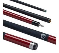 POWERGLIDE Emanate Carbon Pool Cue 10mm Pro Taper Red