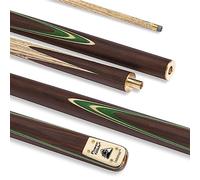PowerGlide Endeavour 3/4 Jointed Snooker Cue, 18oz,Brown