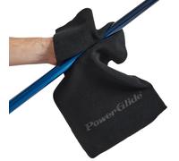 POWERGLIDE Microfibre Cue Towel | Snooker Pool Billiards | Removes Grease & Dirt | Highly-Absorbent Quick-Drying | Suitable Virtually All Cues | 49 x 25 cm | Black