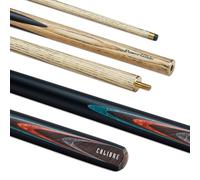POWERGLIDE One 2-Piece Snooker Cue Stick | Ash Wood Shaft and Butt with Decal Design | Brass Joint | Full Size 57" | 10 mm Tip