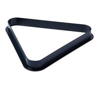 POWERGLIDE Plastic Triangle Ball Rack | Snooker, Pool or Billiards | 10 x 1 1/2 ins (38 mm) Balls Capacity | Black