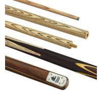 POWERGLIDE Prism | One 2-Piece Pool Cue Stick | Machine-spliced Rosewood Butt with Rosewood Front Splice with Coloured Veneers | Brass Joint | Full Size 57" | 9.5 mm Tip