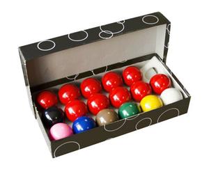 Powerglide Snooker Balls (Pack Of 17) Multicoloured (47.5mm)