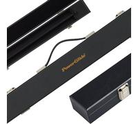 POWERGLIDE Snooker Pool or Billiard Cue Case | Attaché Style | Padded, Protective Lining | Reinforced Handle | Chalk Section | for 3/4-Jointed Cue