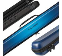 PowerGlide Snooker Pool or Billiard Cue Case | Svartur Blue | Modern Design Soft Touch EVA | Handle & Shoulder Strap | Protective Foam Interior | Accessory Pockets | To Fit 50/50 Joint Cue