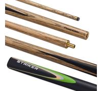 POWERGLIDE Striker Ash Snooker Cue 2 Piece 18oz 9.5mm Tip Green