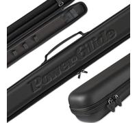 POWERGLIDE Svartur 2 Piece Snooker Cue Case with Shoulder Strap Black