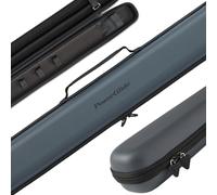 POWERGLIDE Svartur 2 Piece Snooker Cue Case with Strap, Magnetic Grey