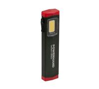 POWERHAND TOOLS BY SERENCO Mini Rechargeable LED Work Light with Clip, 100-300 Lumens COB Inspection Light, USB-C Rechargeable Magnetic Pocket Flashlight, 6000K, IP52, IK07