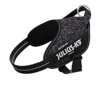 Julius-K9 Power&More Dog Harness with Patches, Size: S, Night Camo