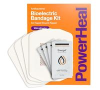 PowerHeal Bioelectric Dressing Kit for Wound Care and Fast Healing 3 Ply with Bioelectric Pad, Absorbent Pad, Adhesive + Hydrogel for Wounds, Cuts, Abrasions