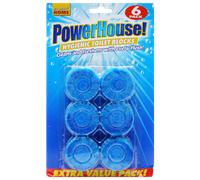 PowerHouse Hygienic Blue Toilet Blocks - 6 Pack
