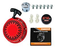 POWERHUB 212cc GX160 Recoil Starter Pull Start Assembly Fit for Honda GX120 GX200 196cc 200cc 208Cc 224cc Engine Fits Coleman CT200U-EX 4Hp-6.5Hp Mini Bike Go Kart Lawn Mower Performance Parts