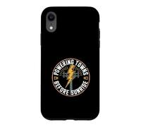 Powering Towns Before Sunrise Lineman Case for iPhone XR