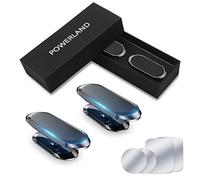 Powerland Magnetic Phone Holder for Car, 8 Strong Magnets, Universal Mount 360° Rotation Compatible With iPhone Samsung (2 Pcs)