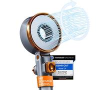 POWERLAP® Shower Head with Filter & Mounting Tool | PP Cotton Filter Shower Head for Purified & Softer Water | Booster Mode for the Perfect Water Pressure in Your Shower Grey