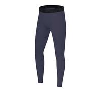 PowerLayer Men's Running Workout Thermal Compression Base Layer Leggings Tights - Graphite, L