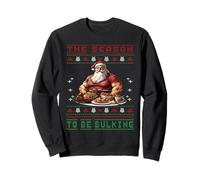 Powerlifer Santa Claus Ugly Christmas Sweater Alternative Sweatshirt