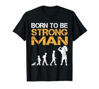 Powerlifting America tee Bodybuilding Born to be Strongman T-Shirt