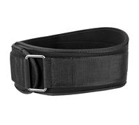 Powerlifting Belt Gym Weightlifting Belt Adjustable Waist Back Support Squat Dumbbell Barbell Deadlifts Training Fitness(Black,S)