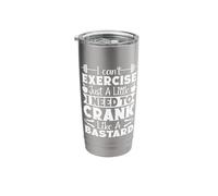 Powerlifting Bodybuilder Crank Like a Bastard Gym Stainless Steel Insulated Tumbler