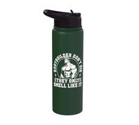 Powerlifting Bodybuilder Don`t Die Only Smell Like Gym Stainless Steel Insulated Water Bottle
