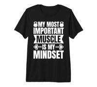 Powerlifting Bodybuilder Important My Mindset Gym Premium T-Shirt