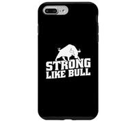 Powerlifting Bodybuilder Workout Exercise Strong Like A Bull Case for iPhone 7 Plus/8 Plus