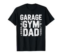 Powerlifting Dad Garage Gym Lifting Heavy Weights Identity T-Shirt