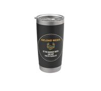 Powerlifting Deload Week is The Hardest Week Powerlifter Stainless Steel Insulated Tumbler