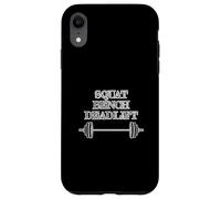 Powerlifting Essentials Squat Bench Deadlift Case for iPhone XR