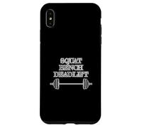 Powerlifting Essentials Squat Bench Deadlift Case for iPhone XS Max