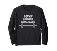 Powerlifting Essentials Squat Bench Deadlift Long Sleeve T-Shirt