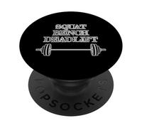 Powerlifting Essentials Squat Bench Deadlift PopSockets Adhesive PopGrip