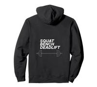 Powerlifting Identity Squat Bench Deadlift Pullover Hoodie