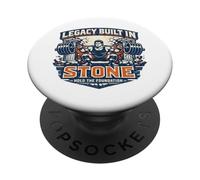 Powerlifting Squat Gym Lifting Barbell PopSockets Adhesive PopGrip