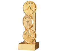 Powerlifting Trophy Award Weights Dead Lift Gold Silver or Bronze Resin 225mm Free Engraving RM168-GOOD (Gold)