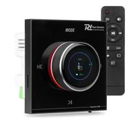 Powerline B100B In Wall Bluetooth Amplifier Music System with LCD Display Panel