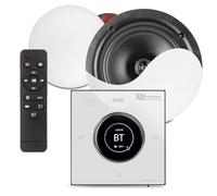 Powerline B50W Bluetooth Ceiling Speaker System - Integrated In-Wall Amp, 2x Slimline 5.25” Ceiling Speakers, Complete Kit with Cable, Wireless Multi-Room Home Audio Solution