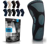 POWERLIX Knee Support for Women/Men, Knee Brace Compression Sleeve Support for Arthritis, Joint Pain, Ligament Injury, Meniscus Tear, ACL, MCL, Tendonitis, Running, Squats, Sports, Blue, Large