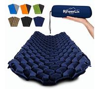 POWERLIX Ultralight Inflatable Camping Mat - Compact Lightweight Camping Mattress for Hiking, Outdoor - Airpad, Inflating Bag, Carry Bag, Repair Kit, 190 x 58 cm