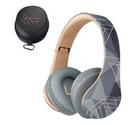 PowerLocus Bluetooth Headphones Over Ear, Wireless Headphones with Microphone, Foldable Headphone, Soft Memory Foam Earmuffs & Lightweight, Micro SD/TF, FM Radio for iPhone/Android/Tablet/PC/TV