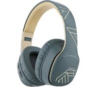 PowerLocus Bluetooth Over-Ear Headphones, Wireless Stereo Foldable Headphones Wireless and Wired Headsets with Built-in Mic, Micro SD/TF, FM for iPhone/Samsung/iPad/PC - Black