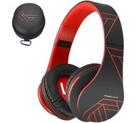 PowerLocus Bluetooth Over-Ear Headphones, Wireless Stereo Foldable Headphones FM