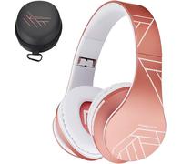 PowerLocus Bluetooth Over-Ear Headphones, Wireless Stereo Foldable Headphones W