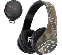 PowerLocus Bluetooth Over-Ear Headphones, Wireless universal, Camouflage
