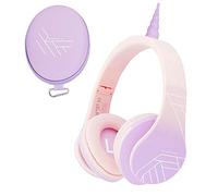 PowerLocus P2 Kids Headphones Wireless, Bluetooth Headphones for Kids Over Ear with Volume Limit 85DB, Built-in Microphone, Foldable, Carry Case, Micro SD/TF for iPhone/iPad/Laptop/PC/TV