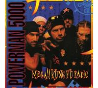 POWERMAN 5000 - MEGA KUNG FU RADIO BLUE WITH BLACK SWIRL VINYL - Vin - K2z